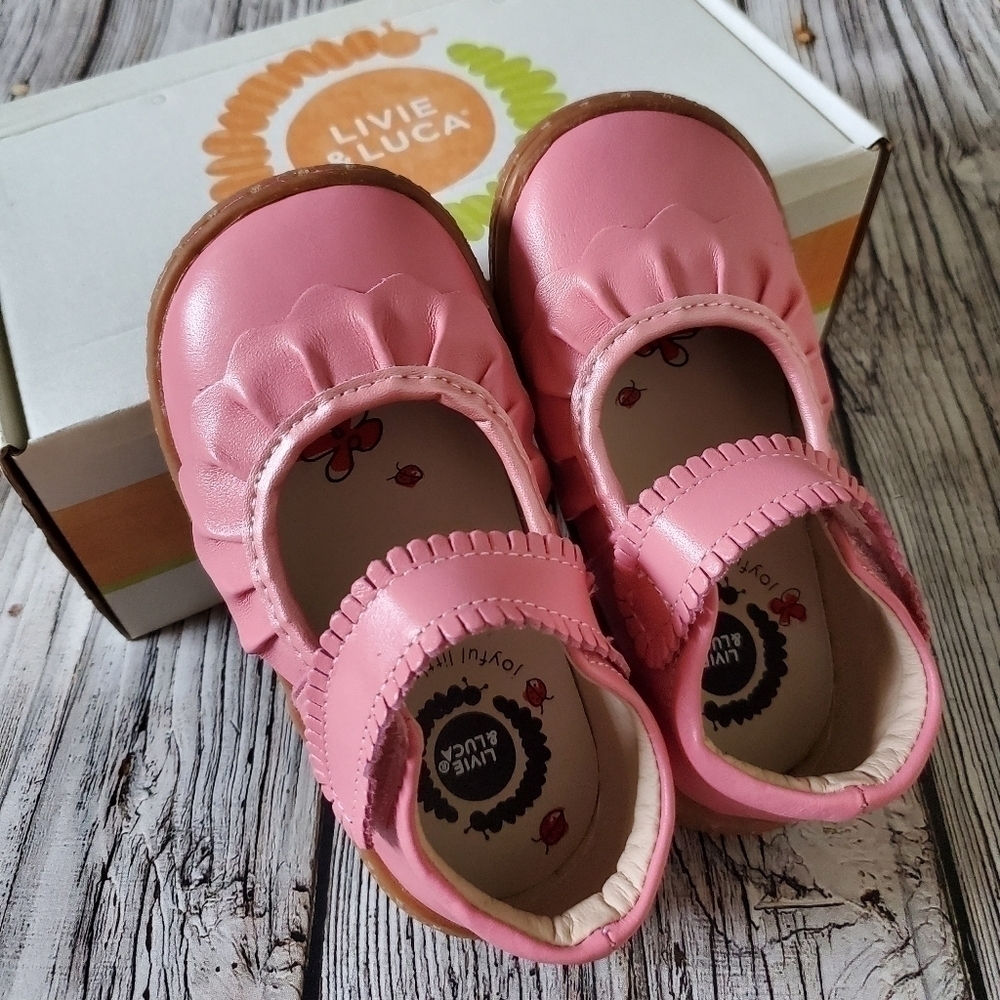 Livie and Luca Guava Shimmer Mary Jane Shoes